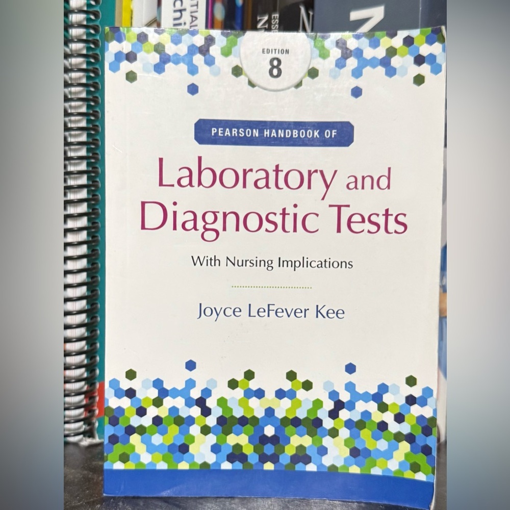 Pearson Handbook of Laboratory and Diagnostic Tests